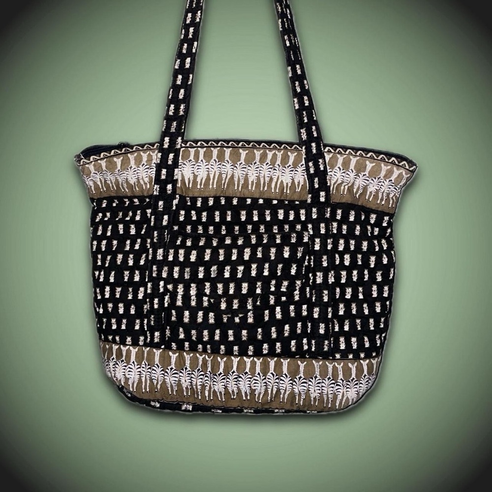 Retired Vera Bradley Zebra Butt Tote